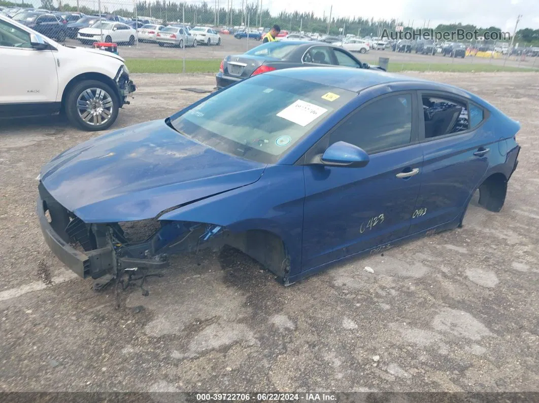 2017 Hyundai Elantra Se Blue vin: 5NPD84LF9HH098591