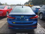 2017 Hyundai Elantra Limited Blue vin: 5NPD84LF9HH128737