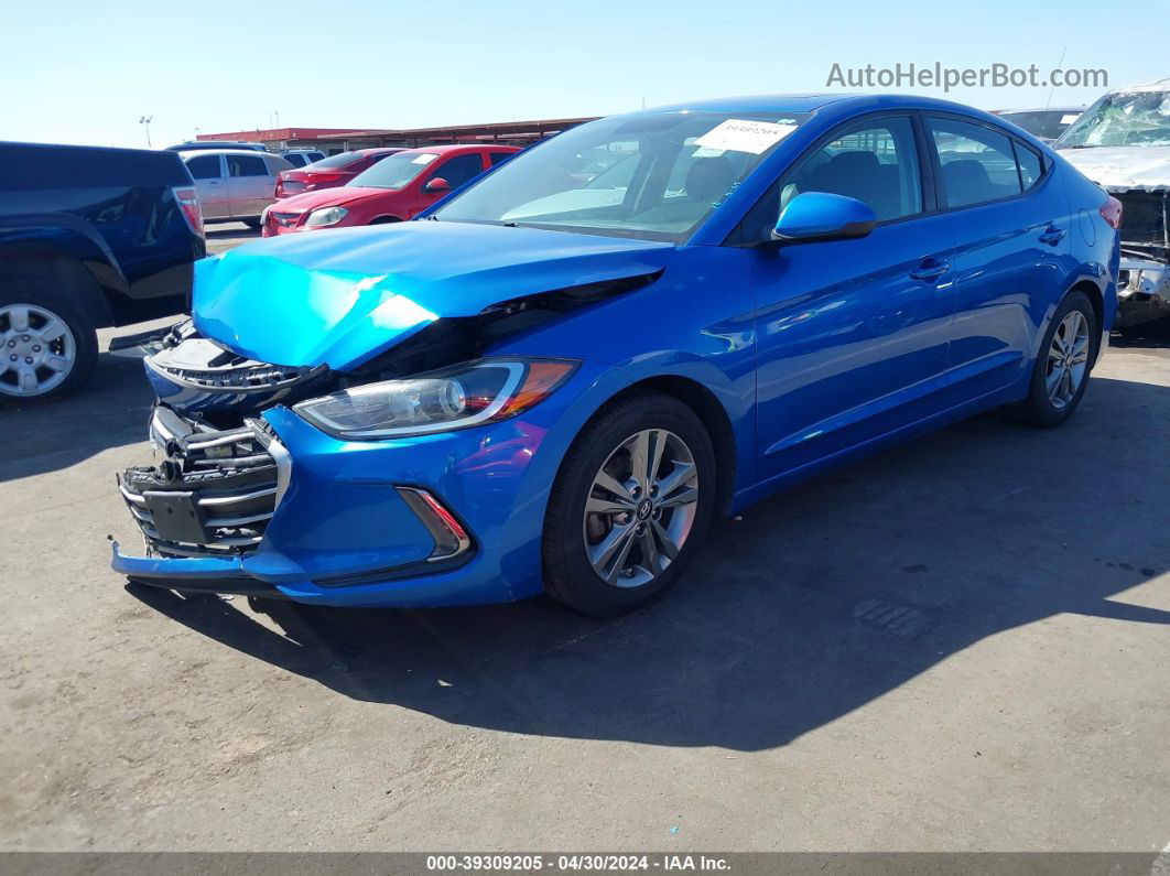 2017 Hyundai Elantra Value Edition Blue vin: 5NPD84LF9HH149054