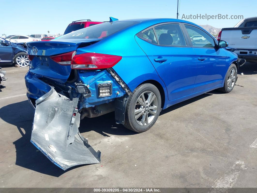 2017 Hyundai Elantra Value Edition Blue vin: 5NPD84LF9HH149054