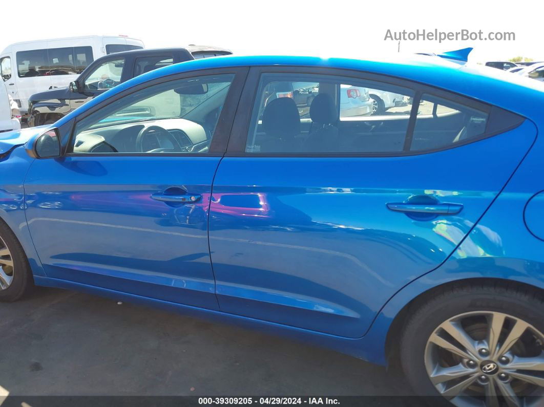 2017 Hyundai Elantra Value Edition Blue vin: 5NPD84LF9HH149054