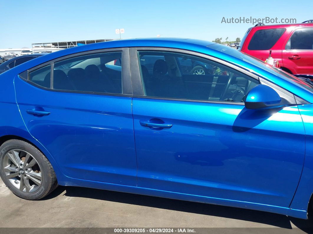 2017 Hyundai Elantra Value Edition Blue vin: 5NPD84LF9HH149054