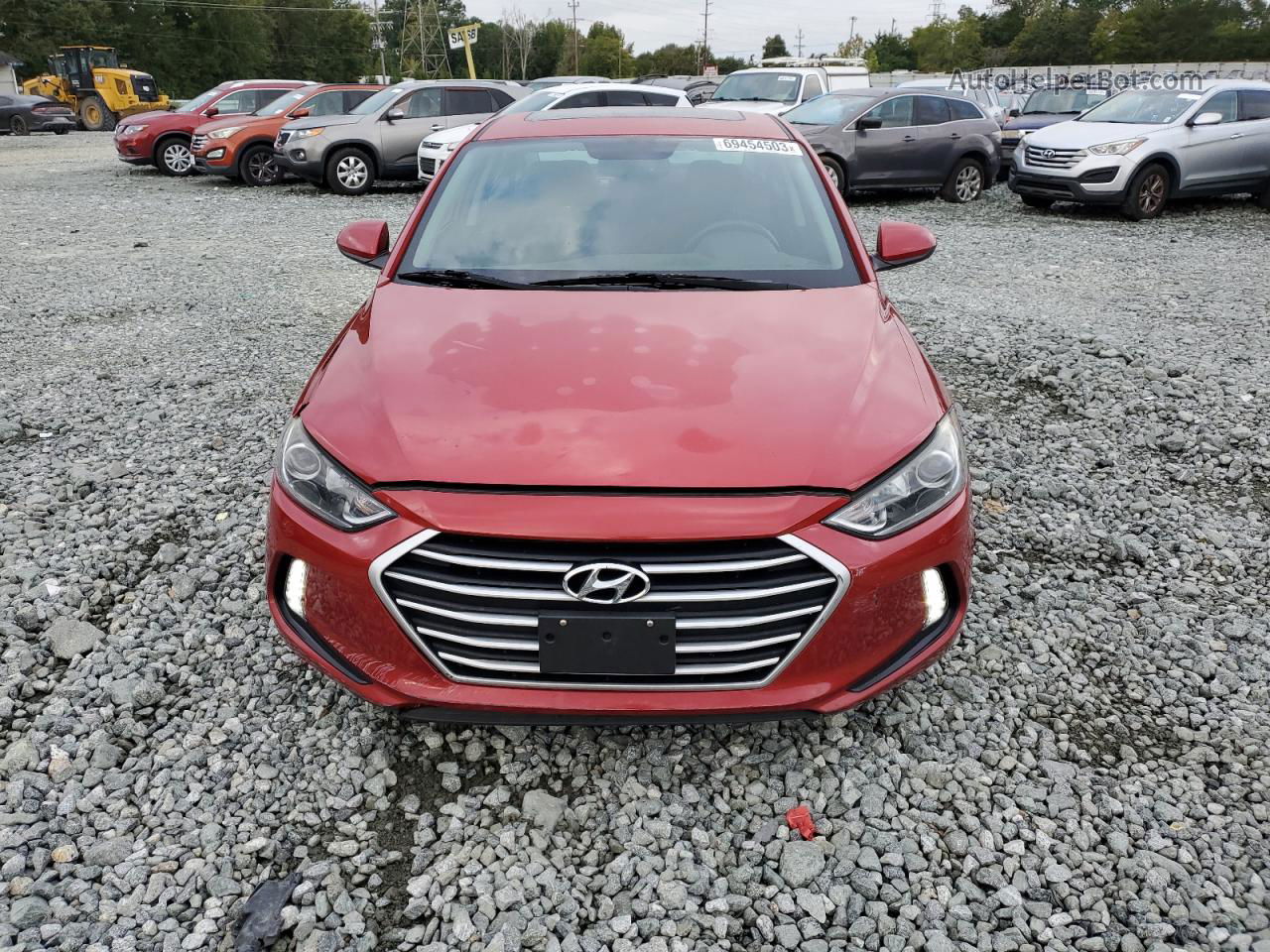 2017 Hyundai Elantra Se Red vin: 5NPD84LF9HH153007