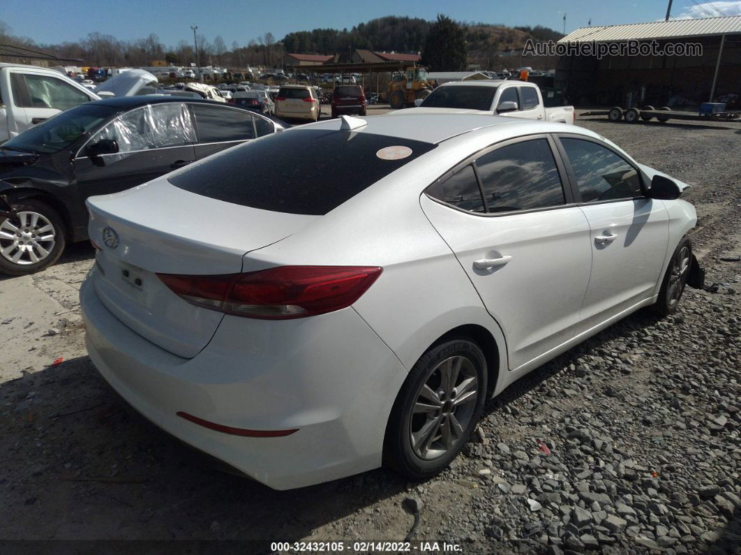 2017 Hyundai Elantra Value Edition White vin: 5NPD84LF9HH176951