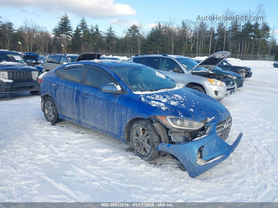 2017 Hyundai Elantra Se Blue vin: 5NPD84LF9HH189859