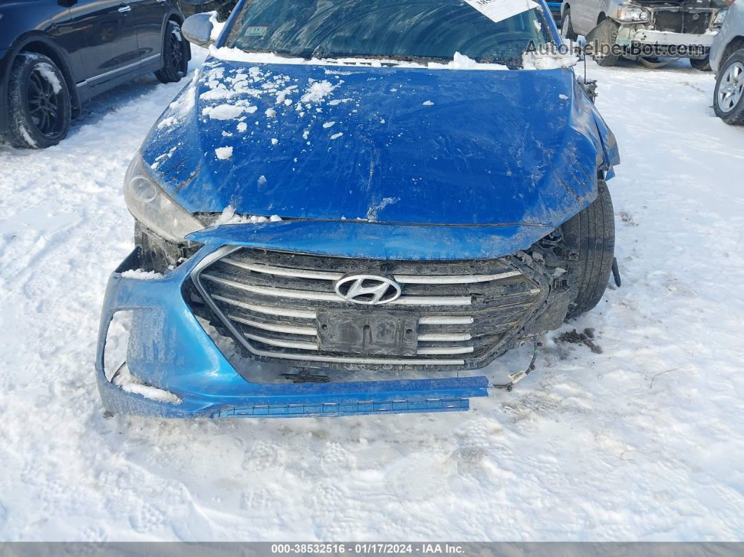 2017 Hyundai Elantra Se Синий vin: 5NPD84LF9HH189859