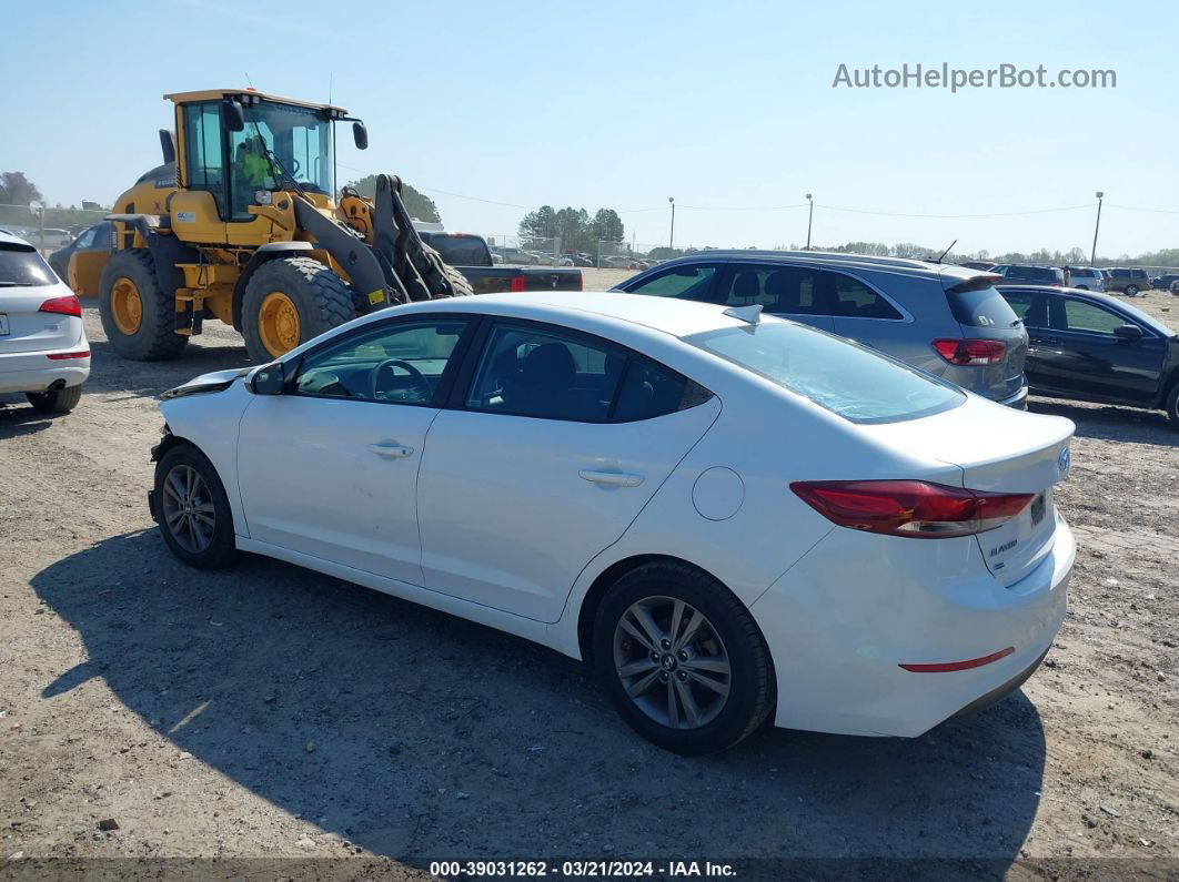 2018 Hyundai Elantra Sel Белый vin: 5NPD84LF9JH216984