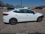 2018 Hyundai Elantra Sel Белый vin: 5NPD84LF9JH216984