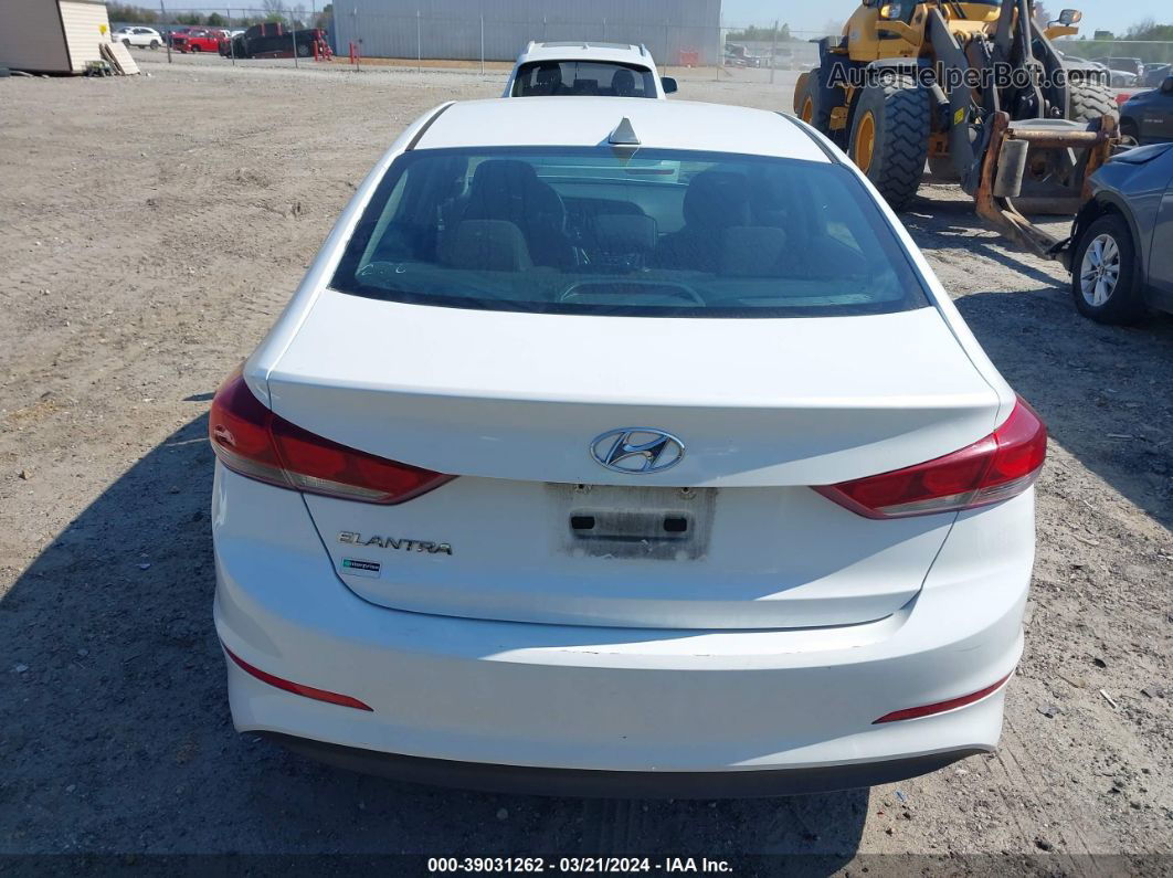 2018 Hyundai Elantra Sel Белый vin: 5NPD84LF9JH216984