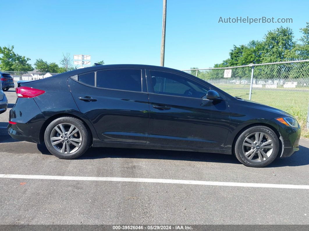 2018 Hyundai Elantra Value Edition Black vin: 5NPD84LF9JH220453