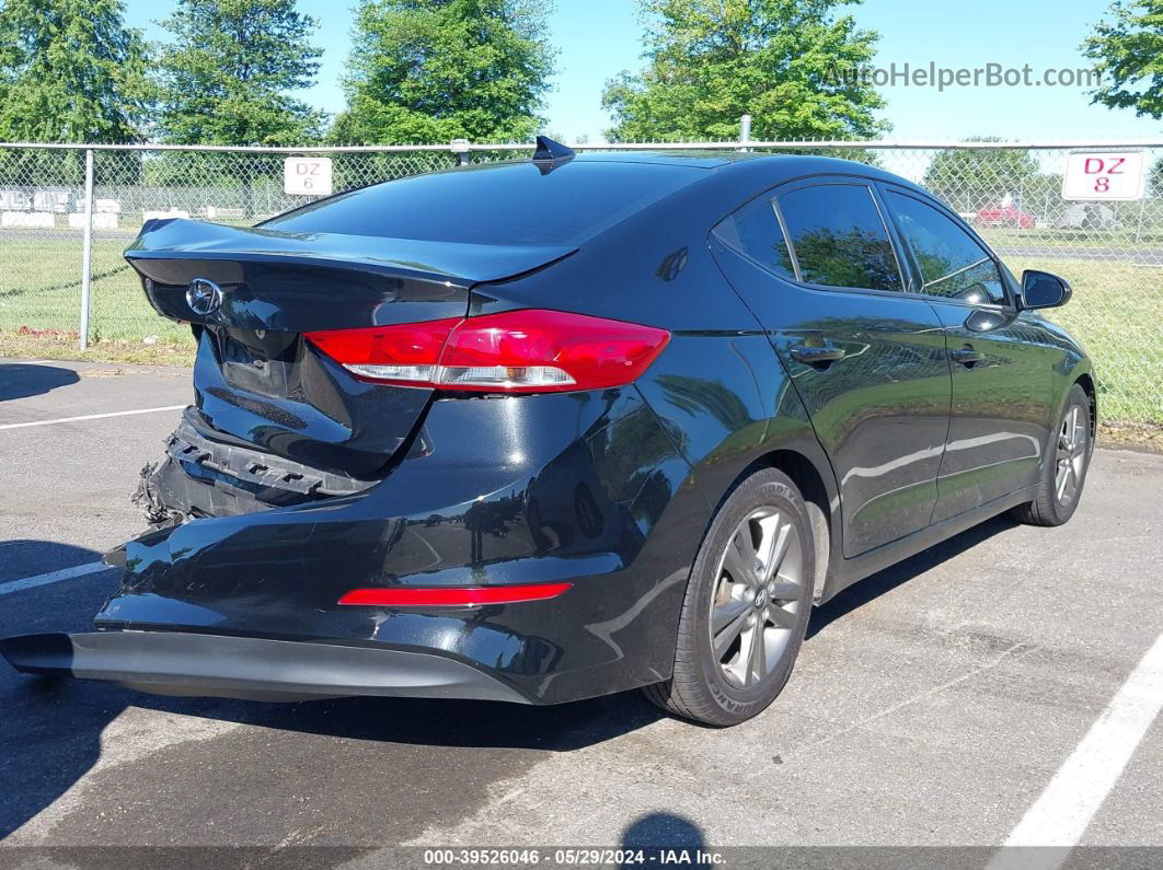 2018 Hyundai Elantra Value Edition Black vin: 5NPD84LF9JH220453