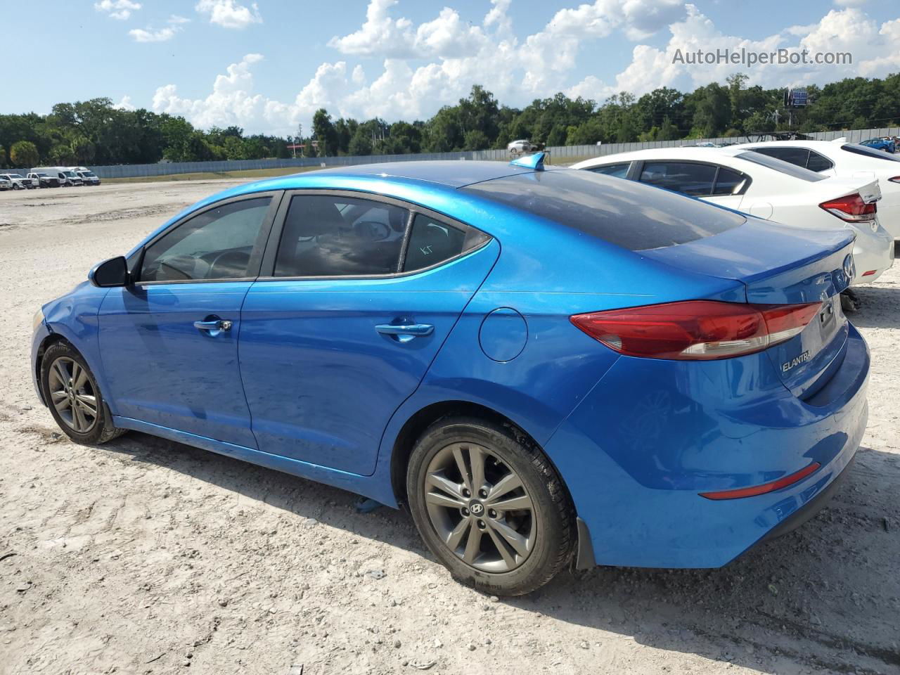 2018 Hyundai Elantra Sel Blue vin: 5NPD84LF9JH220615