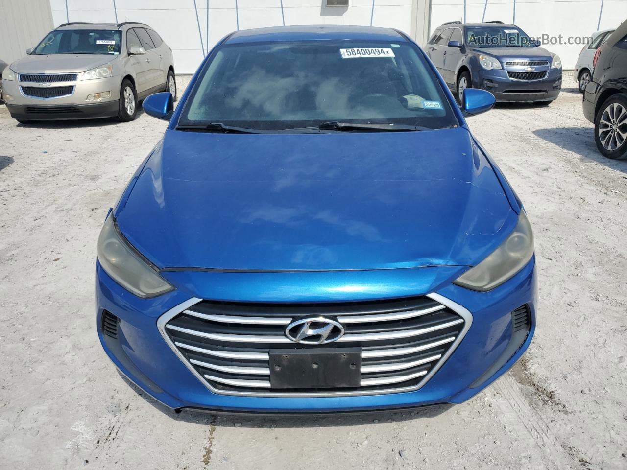 2018 Hyundai Elantra Sel Blue vin: 5NPD84LF9JH220615