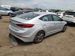 2018 Hyundai Elantra Sel Silver vin: 5NPD84LF9JH224681