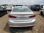 2018 Hyundai Elantra Sel Silver vin: 5NPD84LF9JH224681