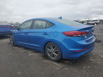 2018 Hyundai Elantra Sel Blue vin: 5NPD84LF9JH225314