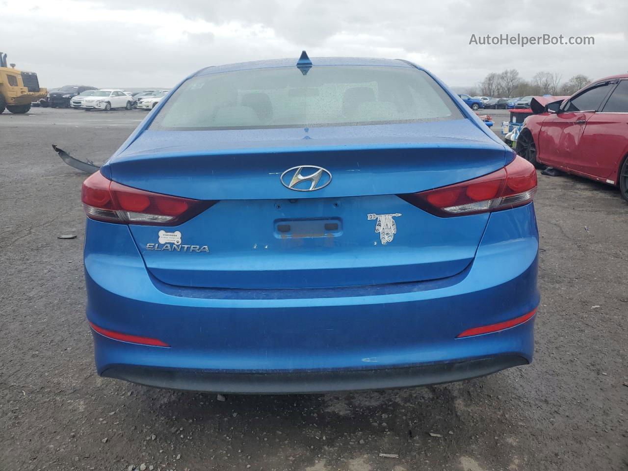 2018 Hyundai Elantra Sel Blue vin: 5NPD84LF9JH225314