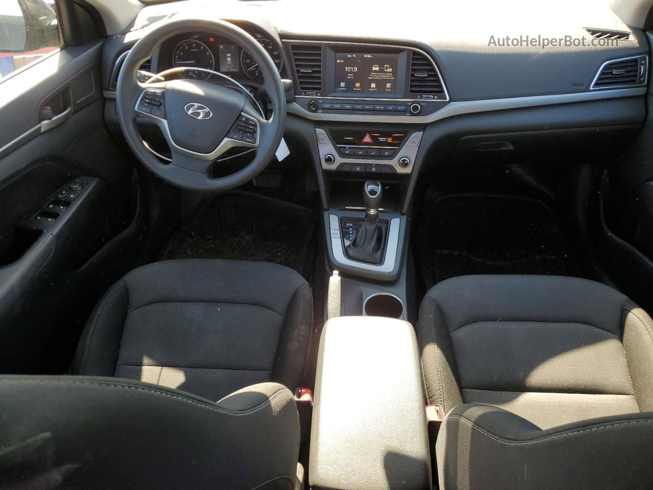 2018 Hyundai Elantra Sel Черный vin: 5NPD84LF9JH240976