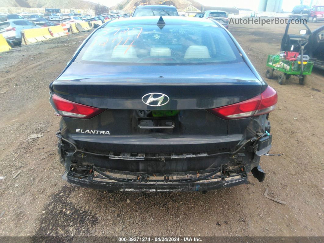 2018 Hyundai Elantra Sel Черный vin: 5NPD84LF9JH244932