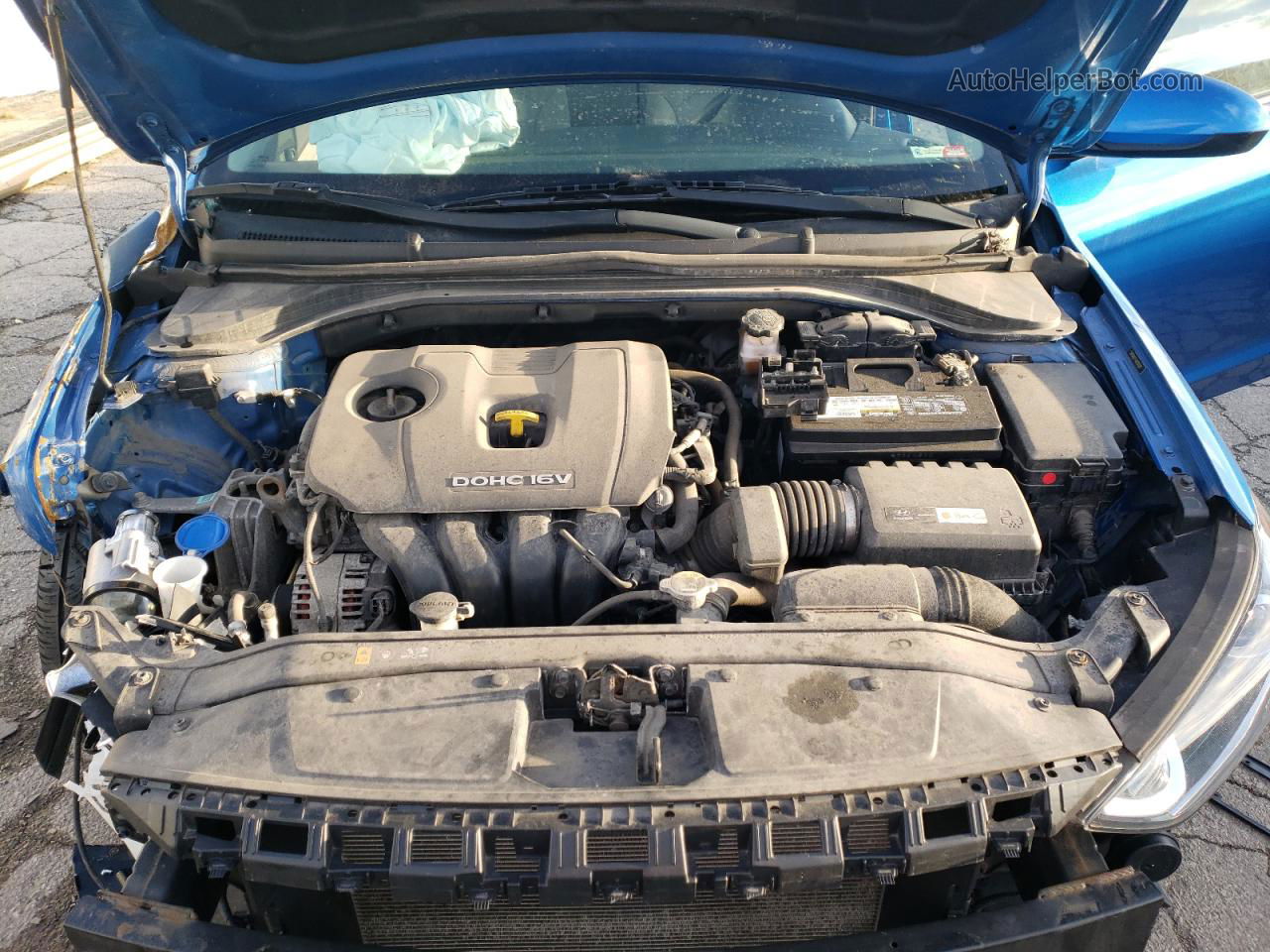 2018 Hyundai Elantra Sel Blue vin: 5NPD84LF9JH280281