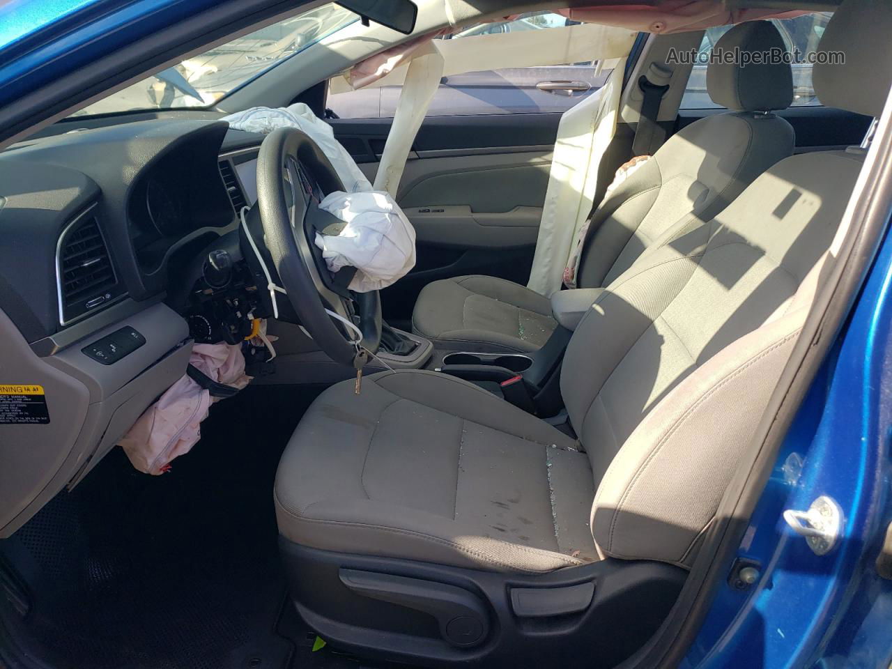 2018 Hyundai Elantra Sel Blue vin: 5NPD84LF9JH280281
