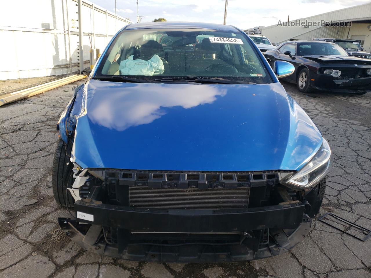 2018 Hyundai Elantra Sel Blue vin: 5NPD84LF9JH280281