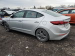 2018 Hyundai Elantra Sel Silver vin: 5NPD84LF9JH297498