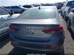 2018 Hyundai Elantra Sel Gray vin: 5NPD84LF9JH307267