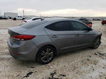 2018 Hyundai Elantra Sel Gray vin: 5NPD84LF9JH332234