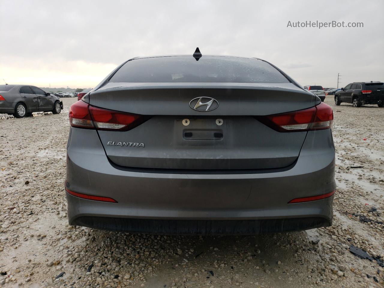 2018 Hyundai Elantra Sel Серый vin: 5NPD84LF9JH332234