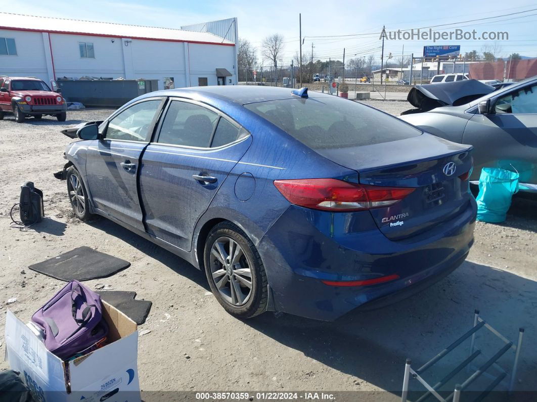 2018 Hyundai Elantra Value Edition Dark Blue vin: 5NPD84LF9JH360745