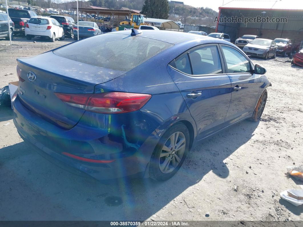 2018 Hyundai Elantra Value Edition Dark Blue vin: 5NPD84LF9JH360745