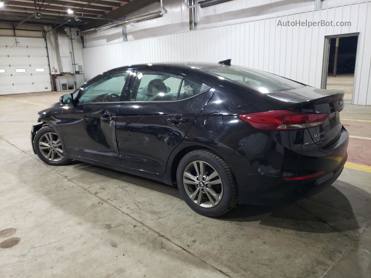 2018 Hyundai Elantra Sel Black vin: 5NPD84LF9JH374774