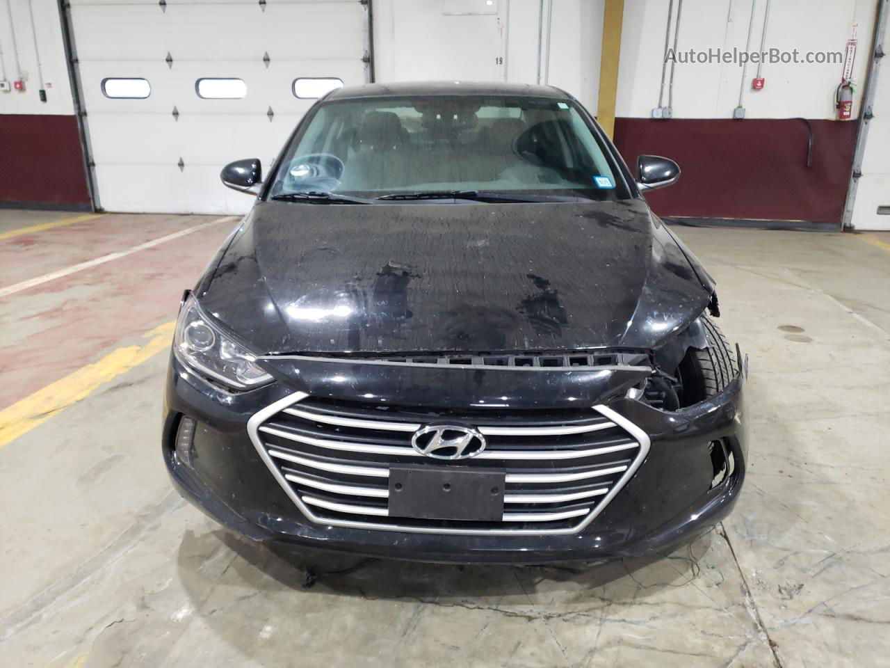 2018 Hyundai Elantra Sel Black vin: 5NPD84LF9JH374774