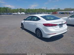 2018 Hyundai Elantra Sel White vin: 5NPD84LF9JH392112