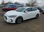 2018 Hyundai Elantra Sel Белый vin: 5NPD84LF9JH395754