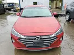 2019 Hyundai Elantra Sel Красный vin: 5NPD84LF9KH403594