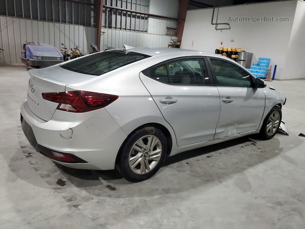 2019 Hyundai Elantra Sel Серебряный vin: 5NPD84LF9KH410271