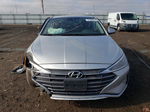 2019 Hyundai Elantra Sel Silver vin: 5NPD84LF9KH428785