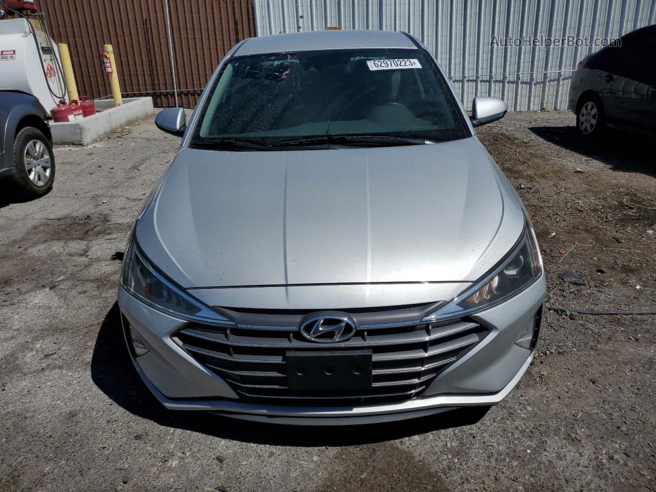 2019 Hyundai Elantra Sel Серебряный vin: 5NPD84LF9KH446302