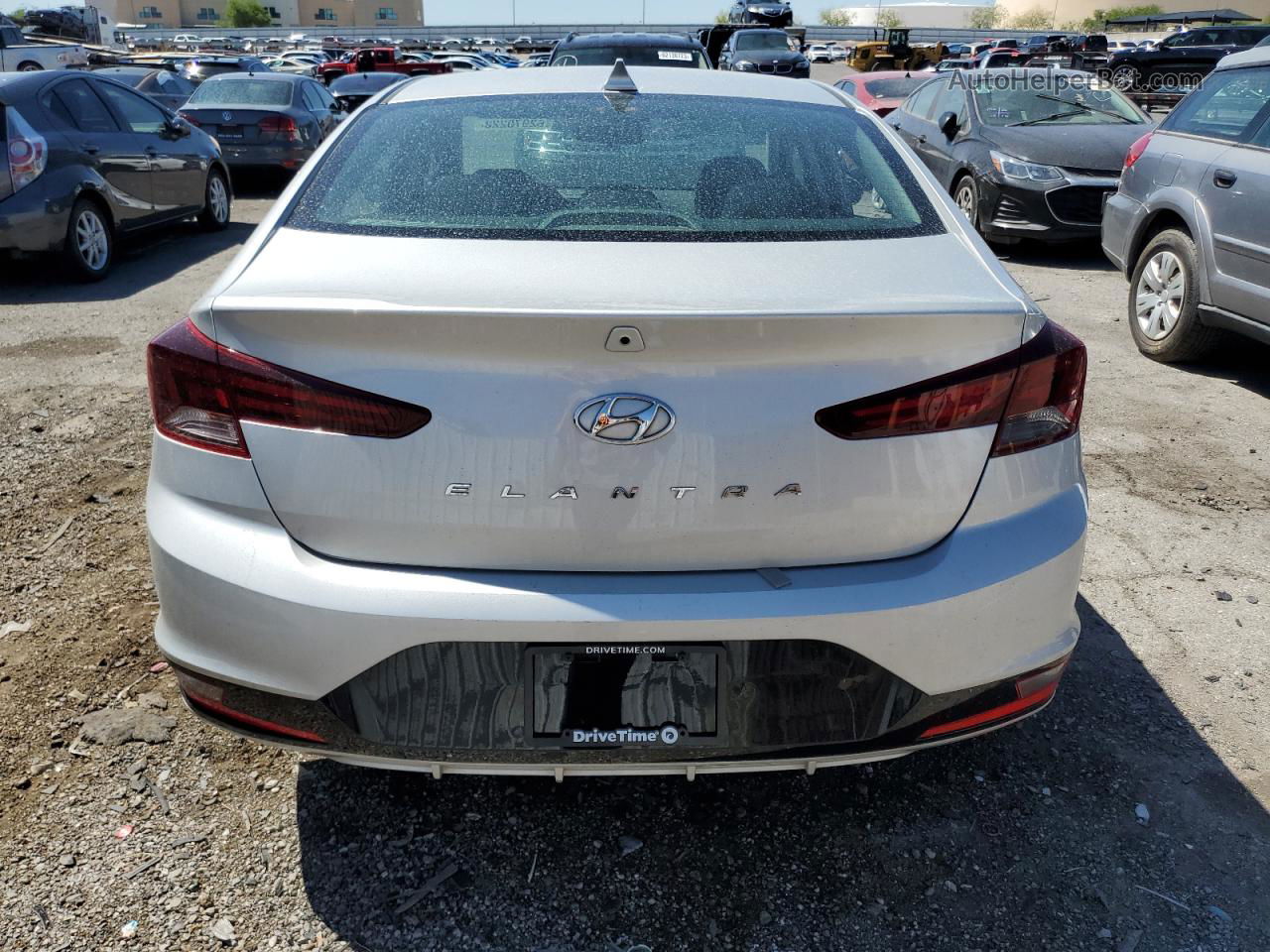 2019 Hyundai Elantra Sel Серебряный vin: 5NPD84LF9KH446302