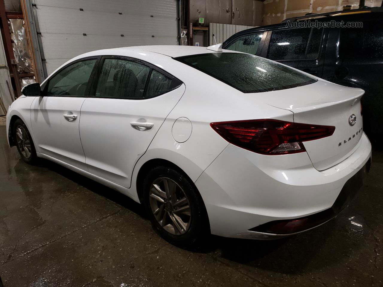 2019 Hyundai Elantra Sel White vin: 5NPD84LF9KH462970