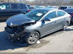 2019 Hyundai Elantra Sel Gray vin: 5NPD84LF9KH479347