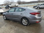 2019 Hyundai Elantra Sel Gray vin: 5NPD84LF9KH482426