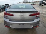 2019 Hyundai Elantra Sel Gray vin: 5NPD84LF9KH482426