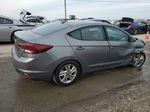 2019 Hyundai Elantra Sel Gray vin: 5NPD84LF9KH482426