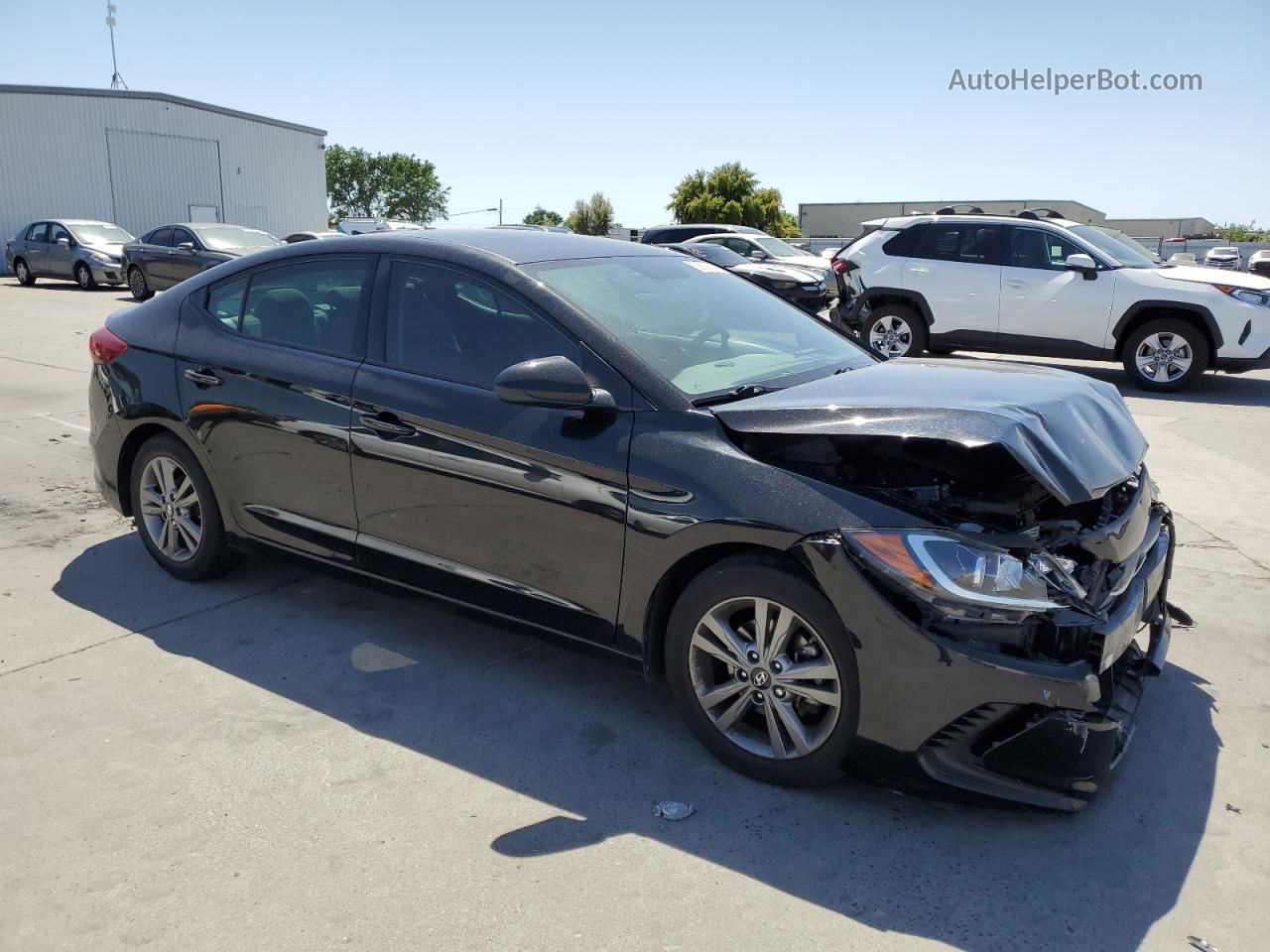 2017 Hyundai Elantra Se Black vin: 5NPD84LFXHH003925