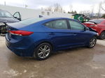 2017 Hyundai Elantra Se Blue vin: 5NPD84LFXHH011880