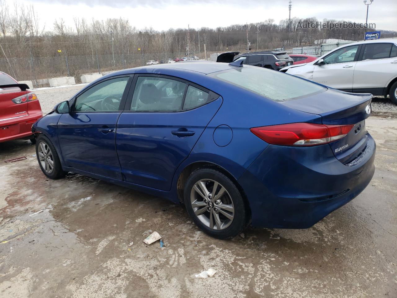 2017 Hyundai Elantra Se Blue vin: 5NPD84LFXHH011880