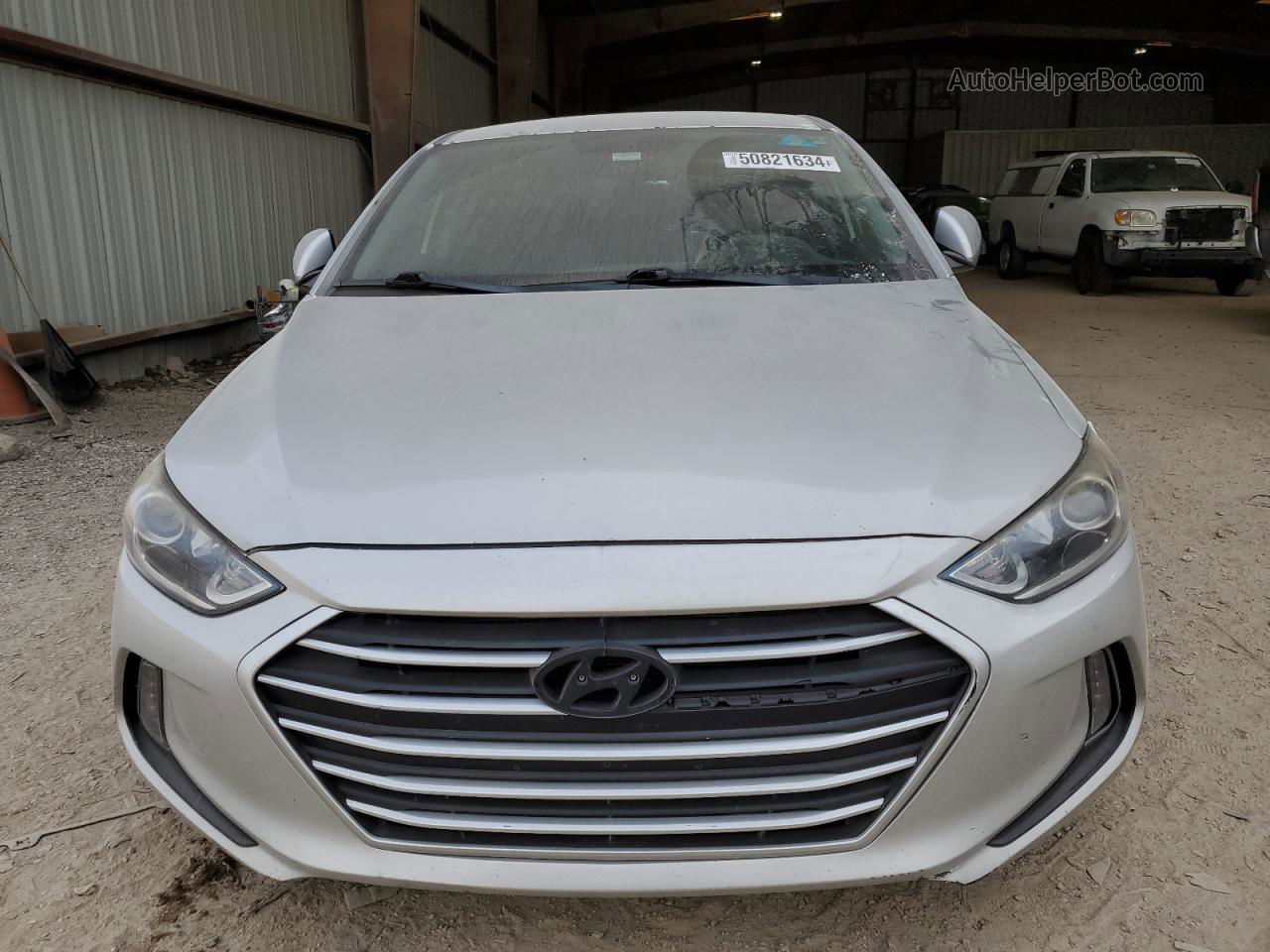 2017 Hyundai Elantra Se Silver vin: 5NPD84LFXHH015881